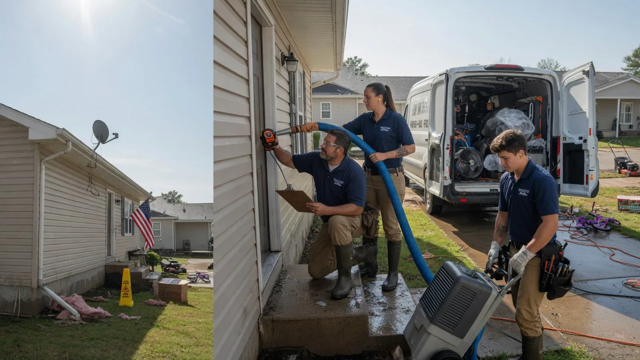Ceiling Water Damage Restoration in Denton, NE near me
